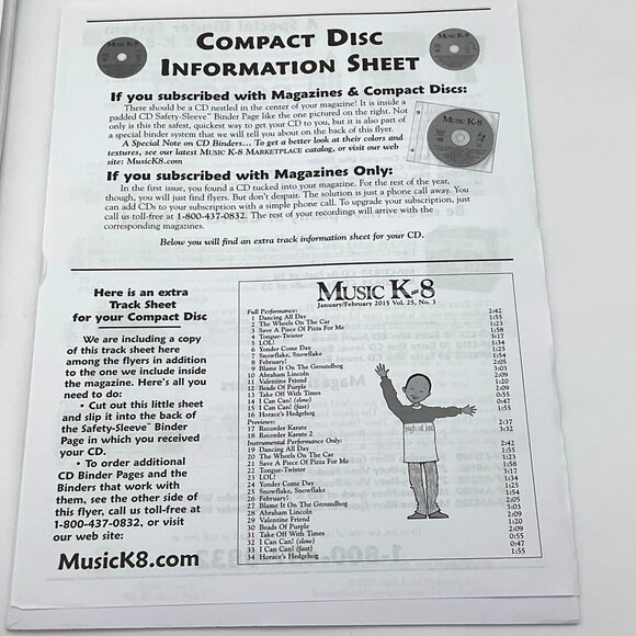 Music K-8 Vol 25 No 3 January/February 2015 Resource Magazine for Music Teachers - Picture 2 of 6
